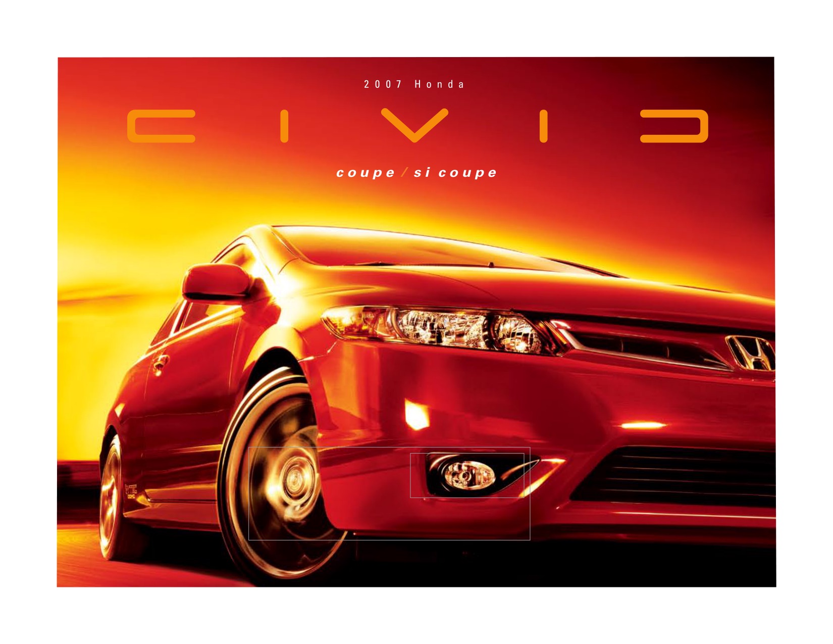 2007 Honda Civic Coupe Brochure